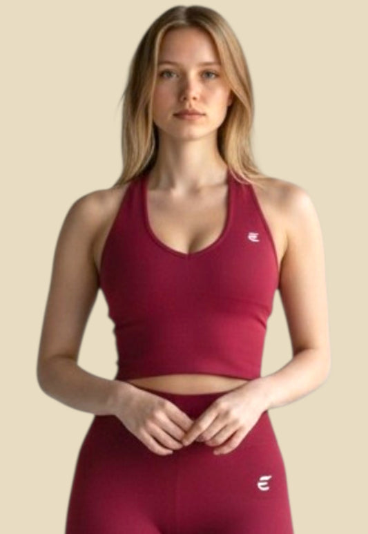 Everyday Motion Top - Red wine